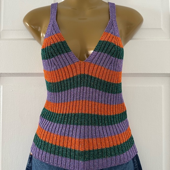 GANNI sparkly striped tank - Picture 5 of 10